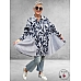 AKH Blouse Claire Blauw-Wit